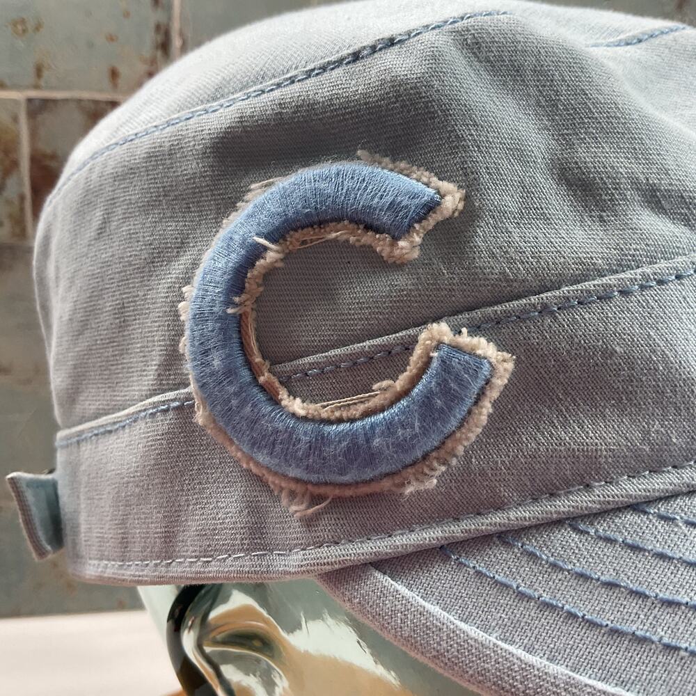 MLB Chicago Cubs Womens 47 Newsboy Light Blue Adjustable Cap - Picture 4 of 13
